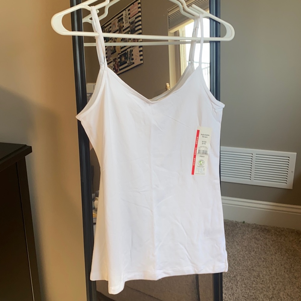Brand new time and tru white cami !! Sizes S, M, and XL !!